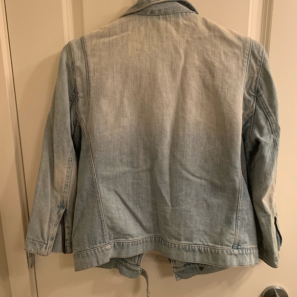 Gap denim moto jacket - Picture 3 of 7